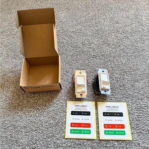 White Dimmable Light Switches